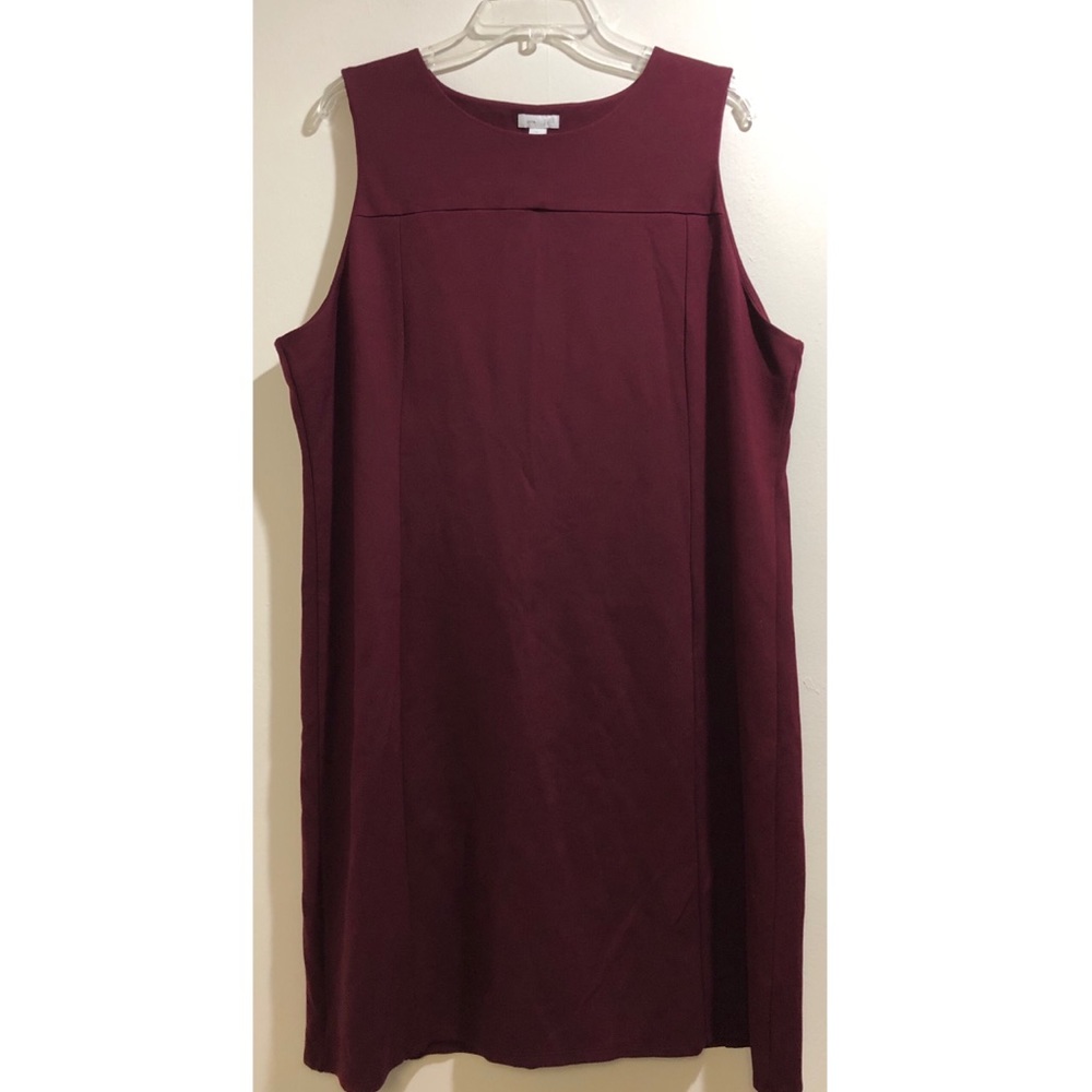 J. Jill Sheath Dress Size Large Bordeaux color